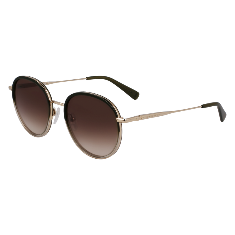 Sunglasses Gold/Green - Metal