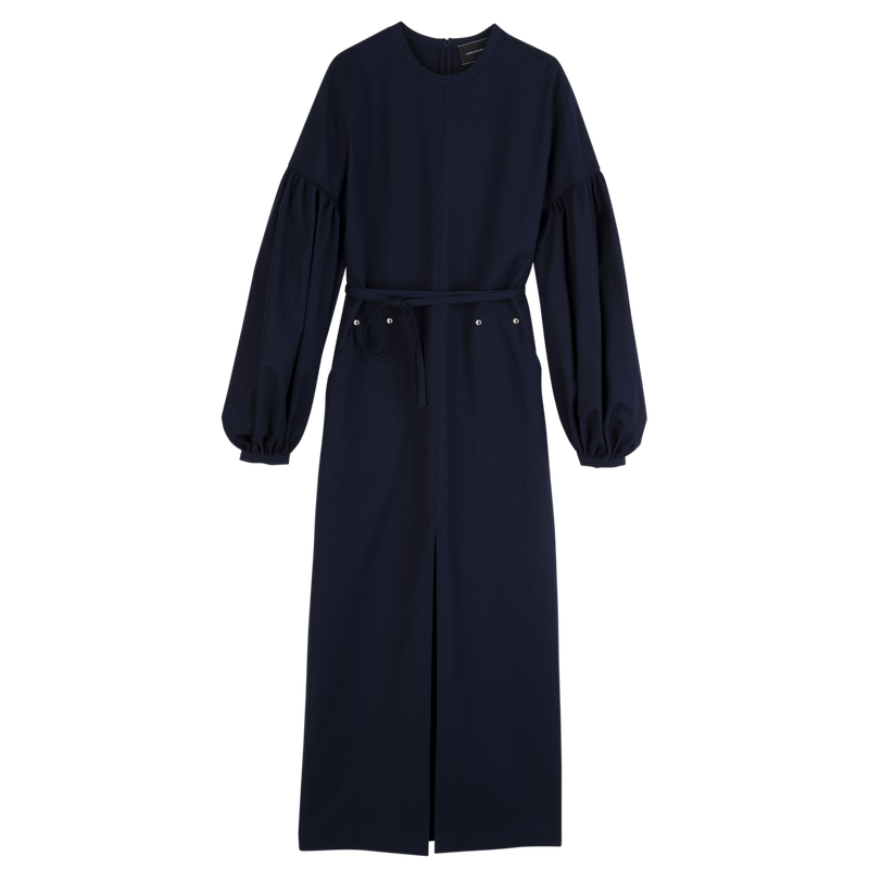 Dress Navy - Popelin