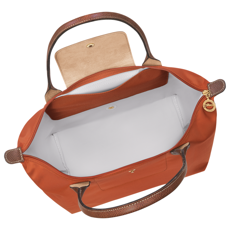 Le Pliage Original M Tote bag Brick - Recycled canvas