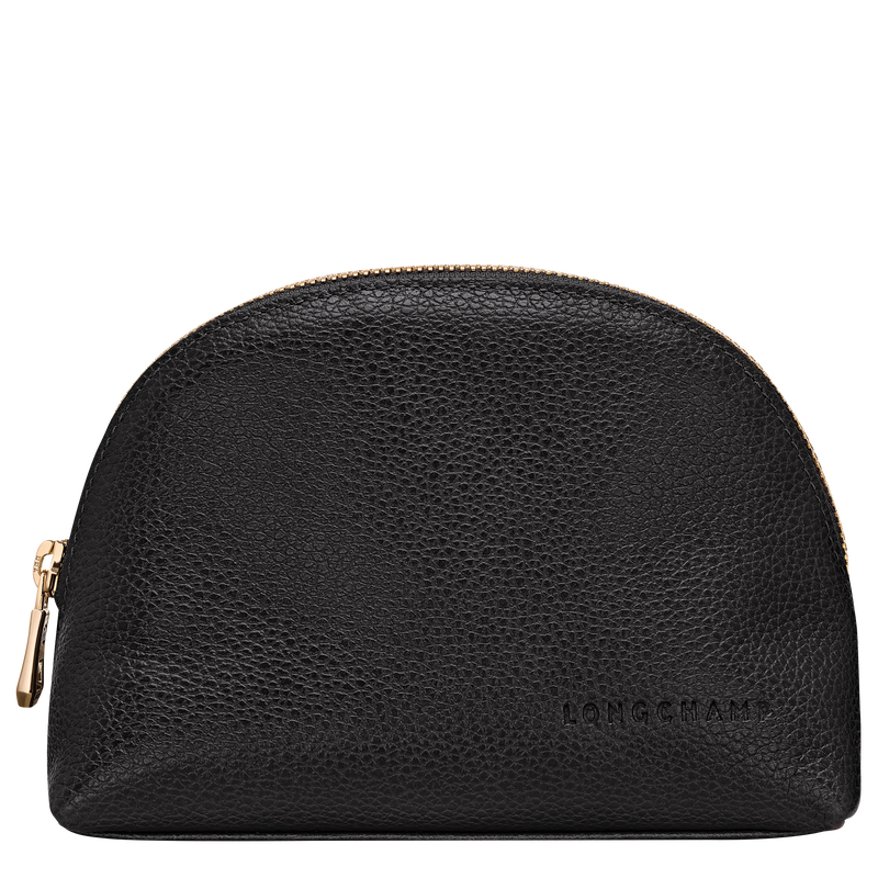 Le Foulonné Pouch Black - Leather