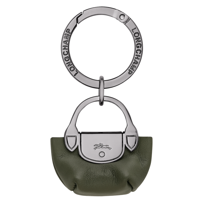 Le Pliage Xtra Key ring Fir - Leather