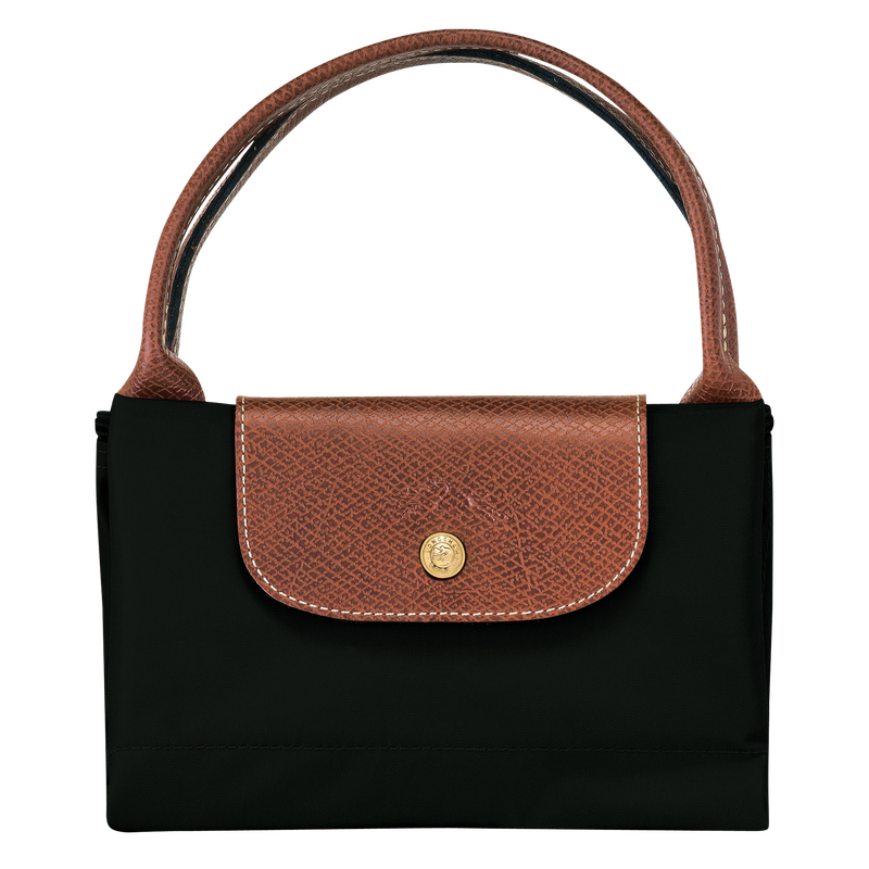 Le Pliage Original M Handbag Black - Recycled canvas