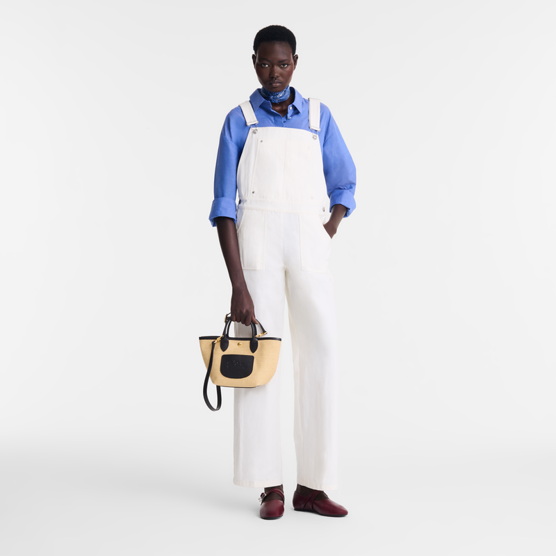 Le Pliage Collection XS Basket bag Black - Canvas