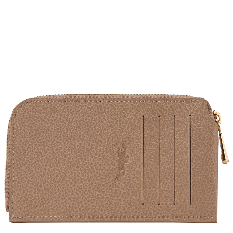 Le Foulonné Card holder Biscuit - Leather