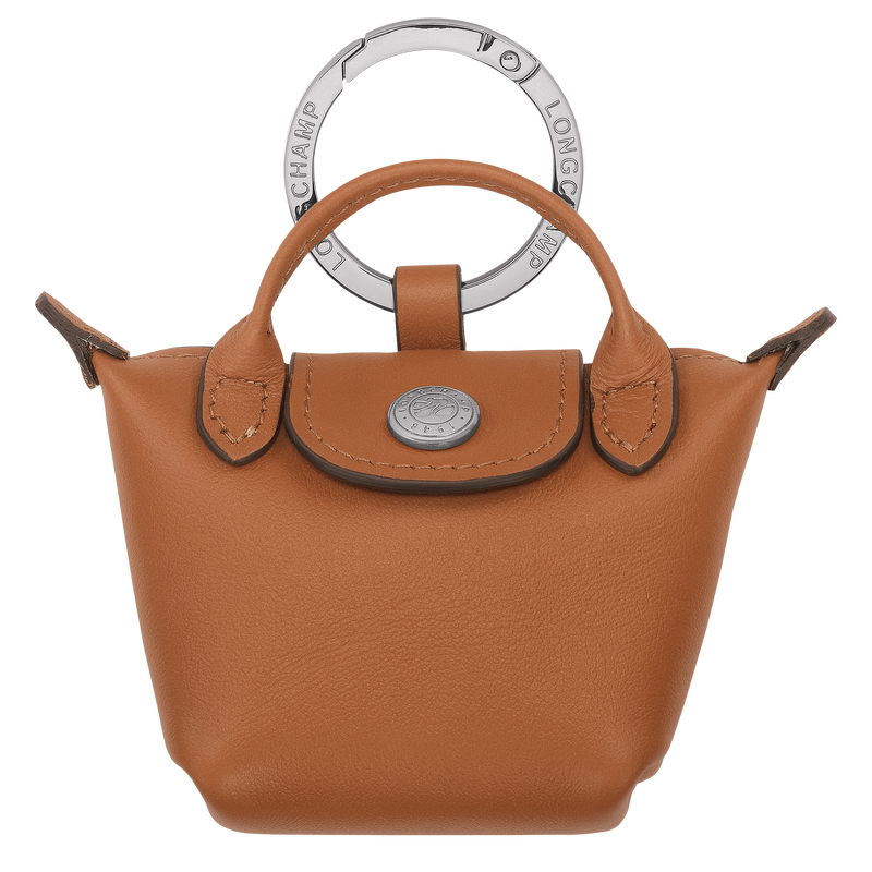Le Pliage Xtra Key ring Cashew - Leather