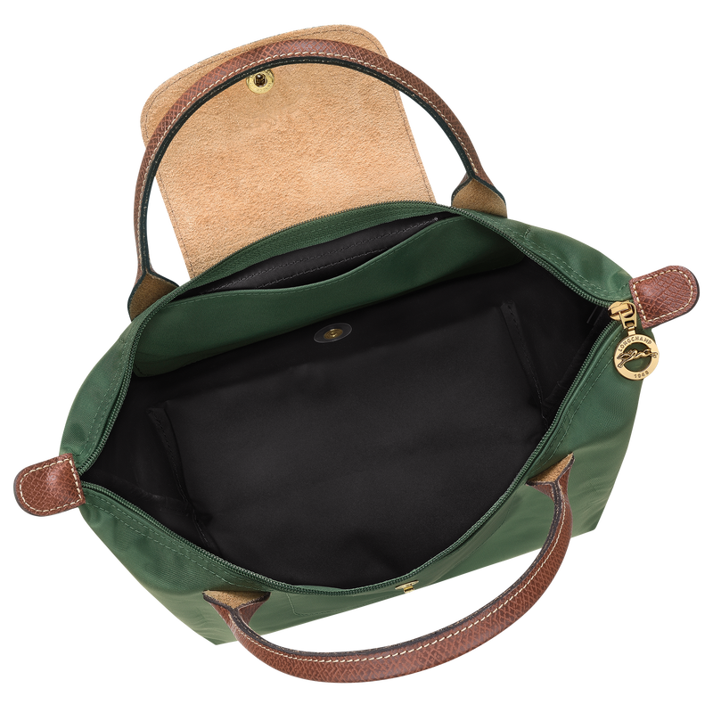 Le Pliage Original S Handbag British Green - Recycled canvas