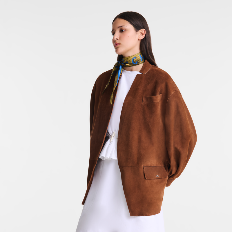 Jacket Chocolate - Leather