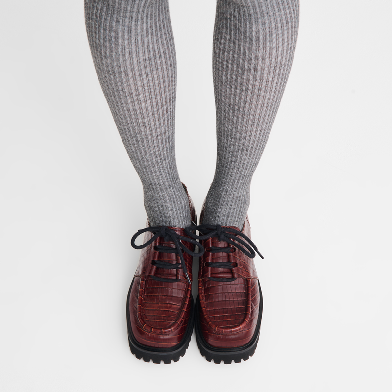 La Voyageuse Derby Pomegranate - Leather