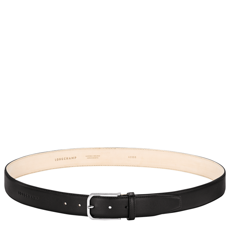 Longchamp Business Men's belt Black - Leather