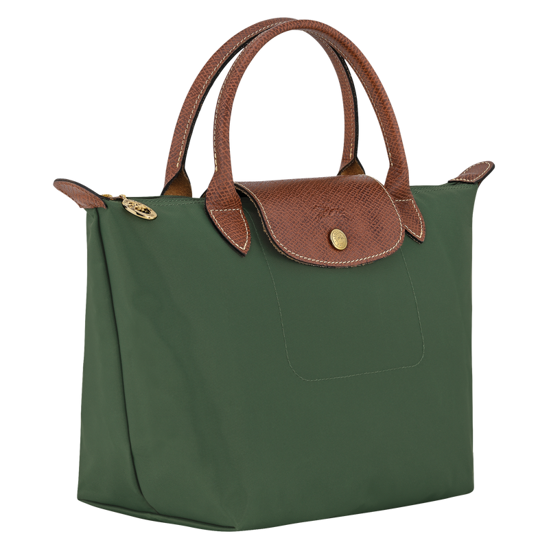 Le Pliage Original S Handbag British Green - Recycled canvas