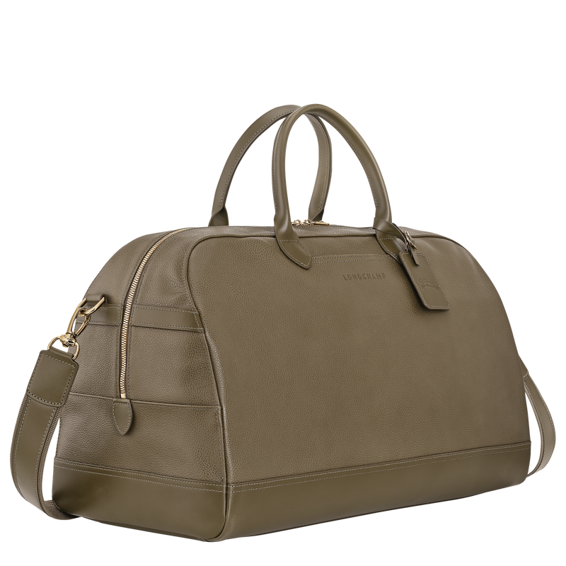 Le Foulonné L Travel bag Caper - Leather