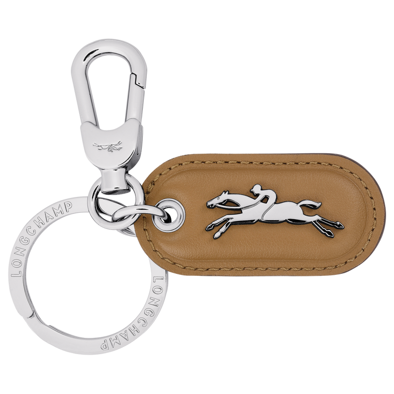 Le Pliage Xtra Key ring Tobacco - Leather