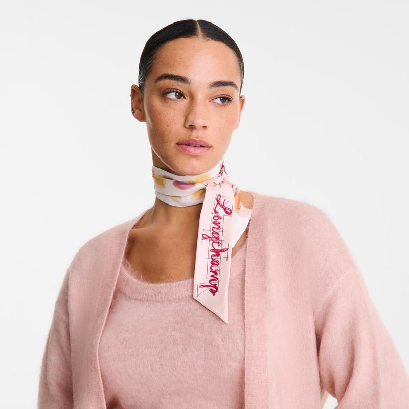 La Palette Longchamp Headband Petal Pink - Silk