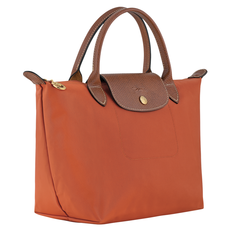 Le Pliage Original S Handbag Brick - Recycled canvas