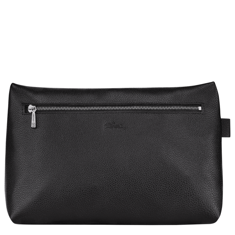 Le Foulonné Toiletry case Black - Leather