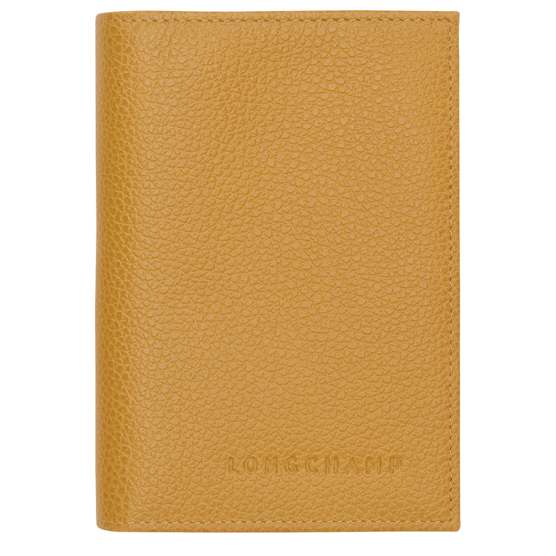 Le Foulonné Passport cover Nutmeg - Leather