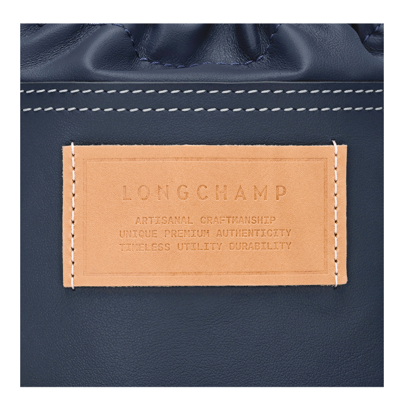 Le Pliage Xtra XS Bucket bag Navy - Leather