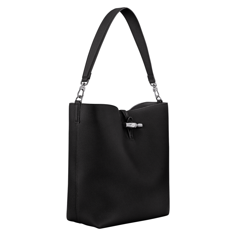 Le Roseau M Hobo bag Black - Leather