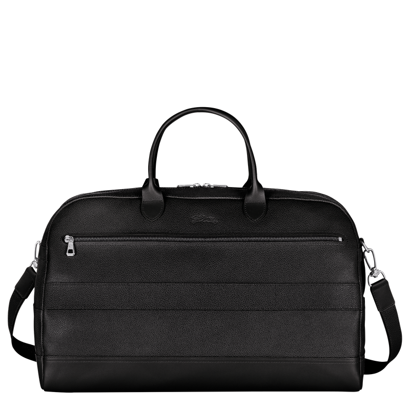 Le Foulonné L Travel bag Black - Leather