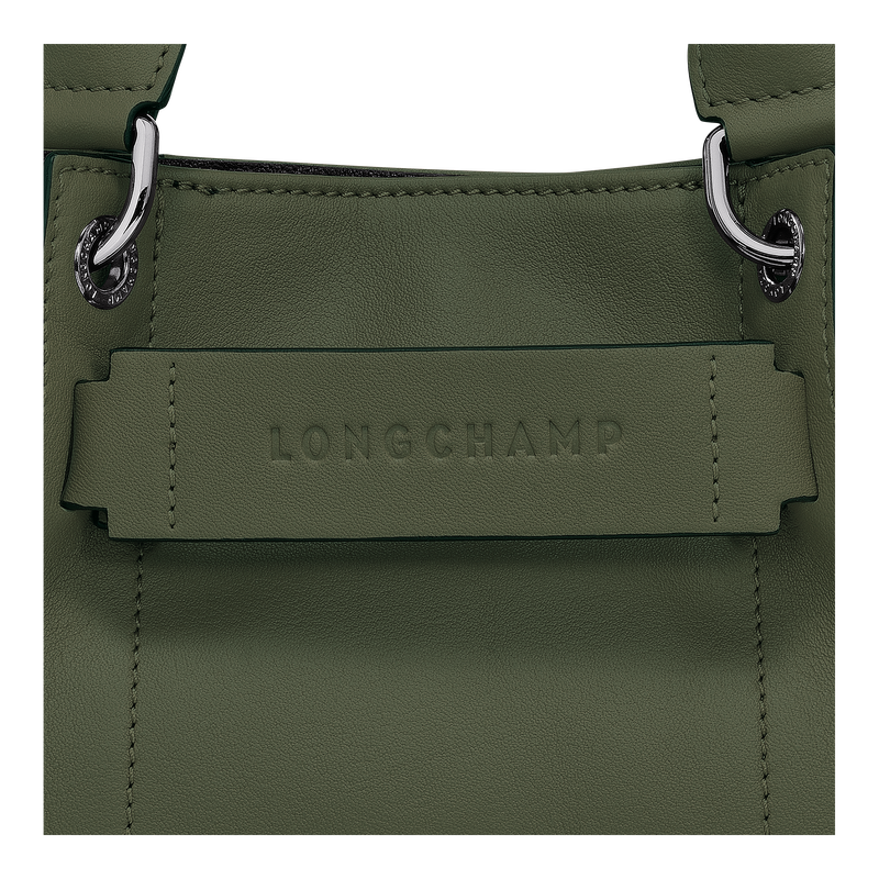 Longchamp 3D XS Handbag Khaki - Leather