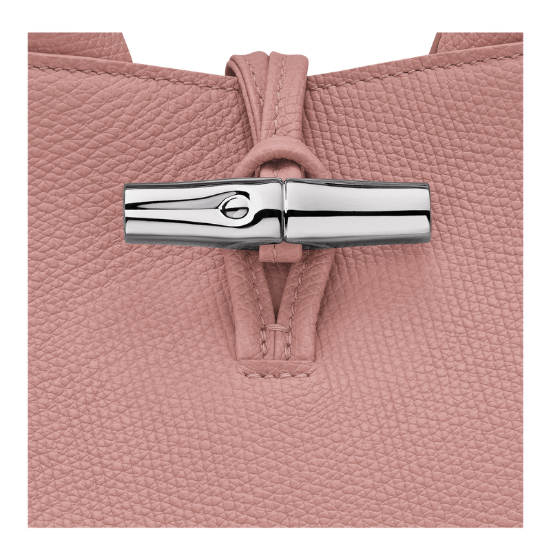 Le Roseau S Handbag Pink Tea - Leather