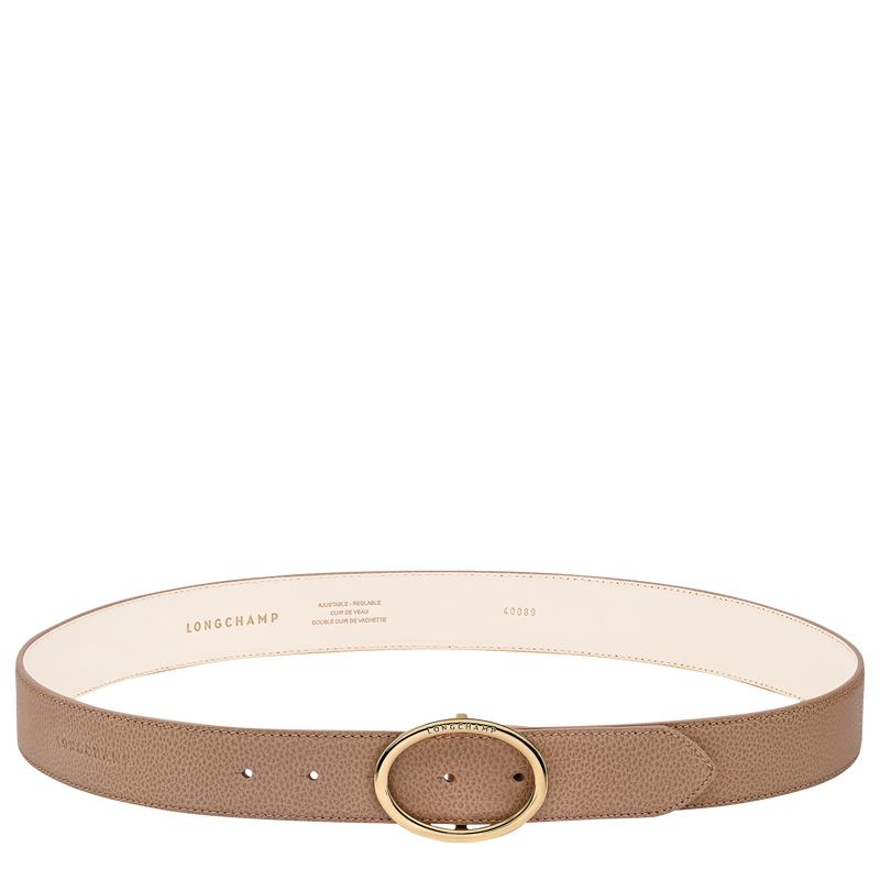 Le Foulonné Ladies' belt Biscuit - Leather