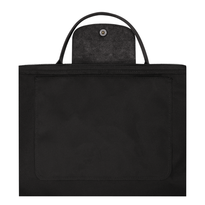 Le Pliage Energy L Handbag Black - Recycled canvas
