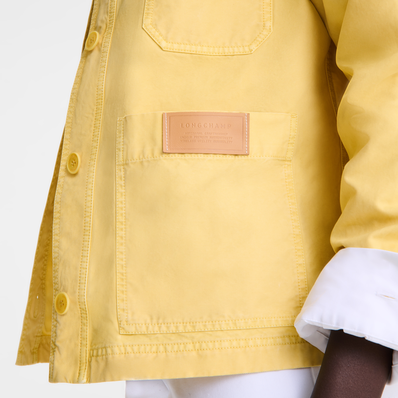 Jacket Yellow Chick - Overdyed cotton
