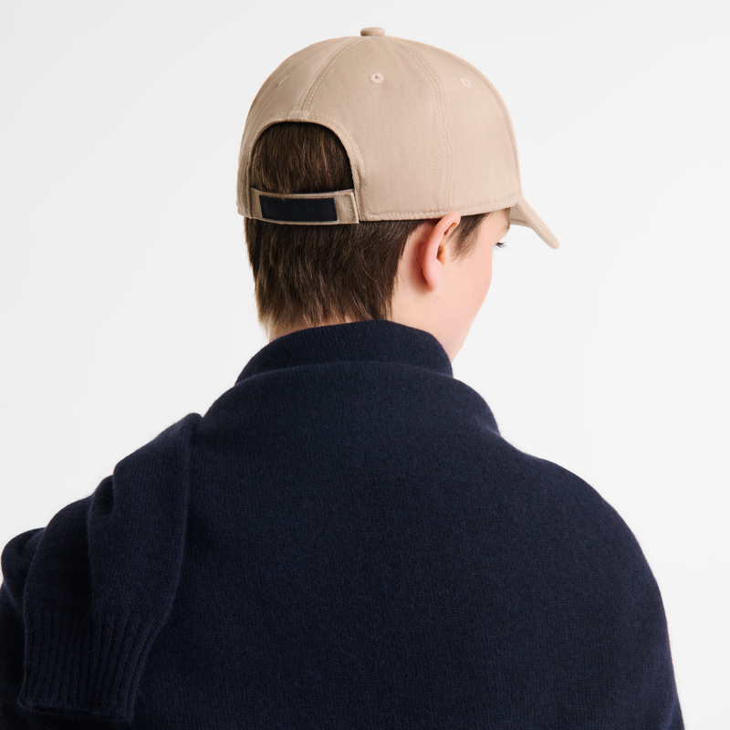 Solid cap Beige - Organic cotton