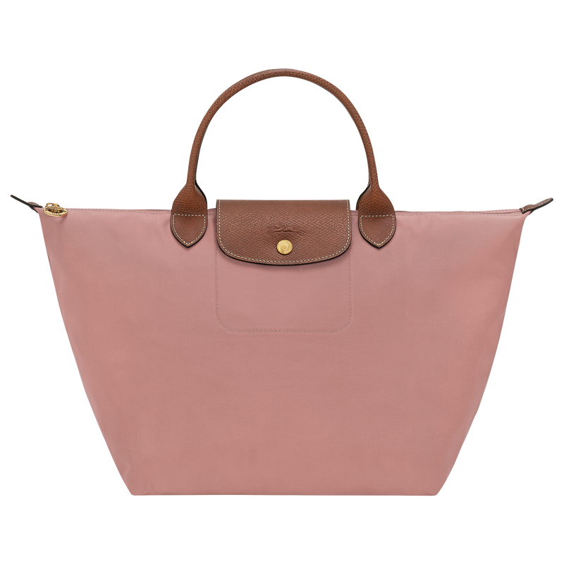 Le Pliage Original M Handbag Pink Tea - Recycled canvas