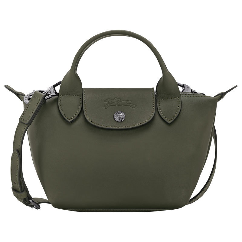 Le Pliage Xtra XS Handbag Fir - Leather
