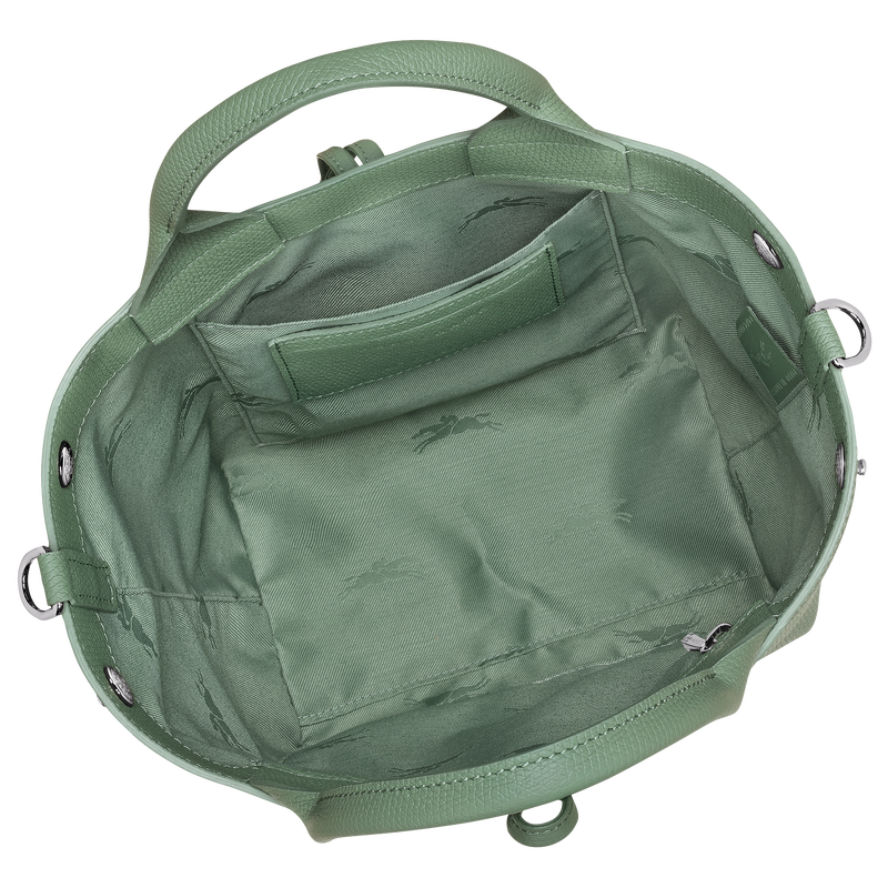 Le Roseau S Handbag Oregano - Leather