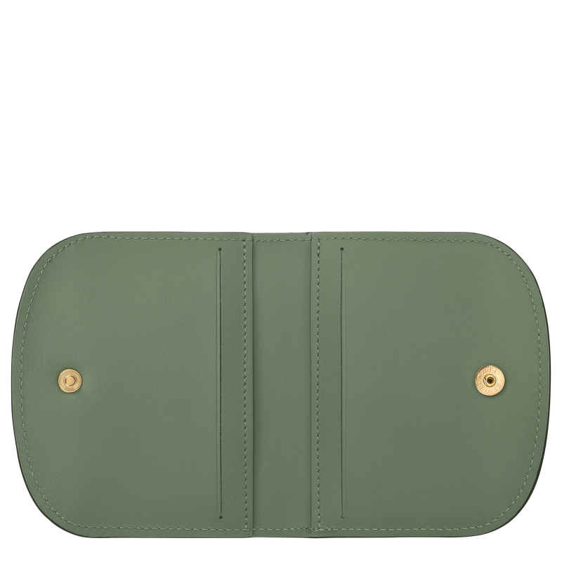 Épure Card holder Oregano - Leather