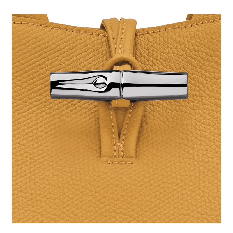 Le Roseau S Handbag Nutmeg - Leather