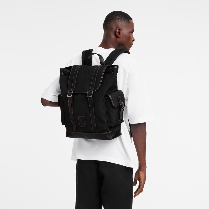 Boxford Backpack Black - Recycled canvas