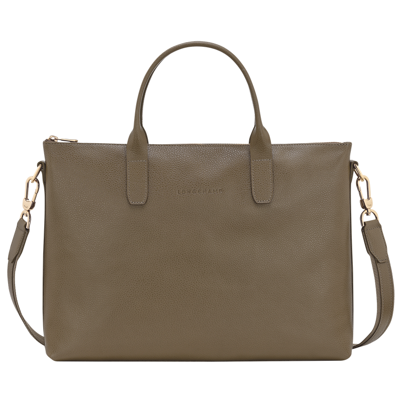 Le Foulonné S Briefcase Caper - Leather