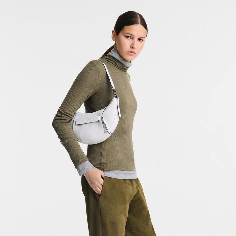 Longchamp 3D S Crossbody bag White - Leather