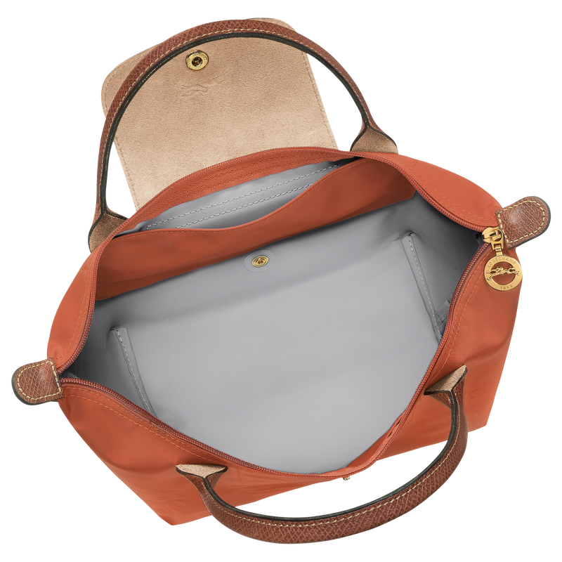 Le Pliage Original S Handbag Brick - Recycled canvas