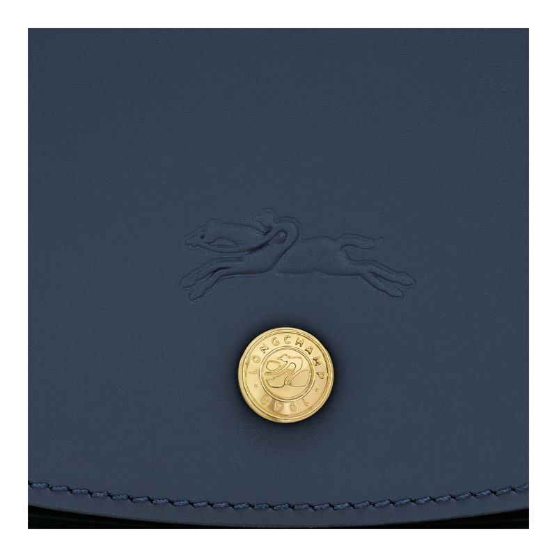 Épure M Crossbody bag Navy - Leather