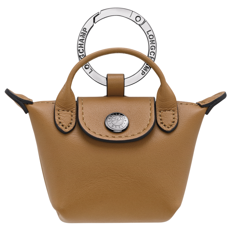 Le Pliage Xtra Key ring Tobacco - Leather