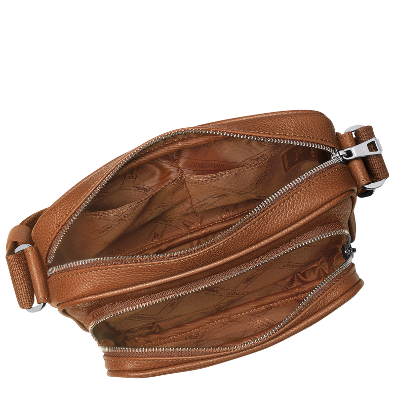Le Foulonné S Camera bag Caramel - Leather