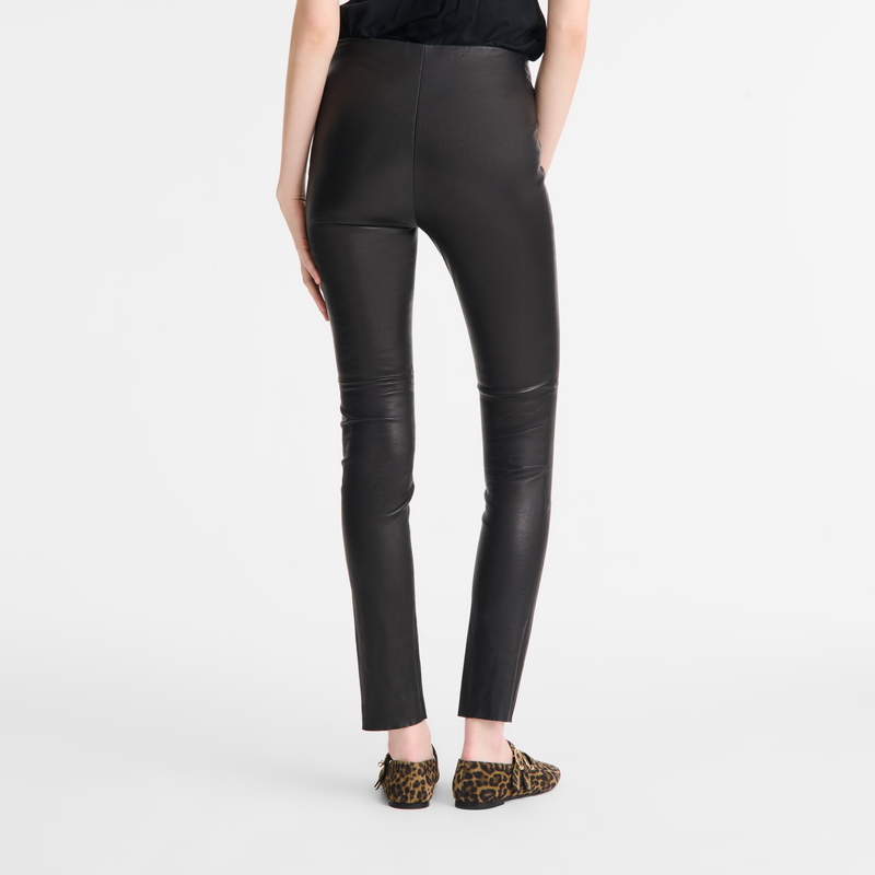 Trousers Black - Leather