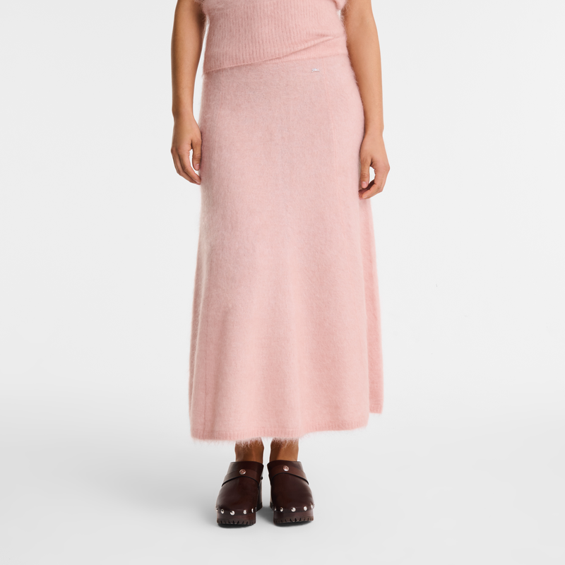Midi skirt Pink Tea - Knit