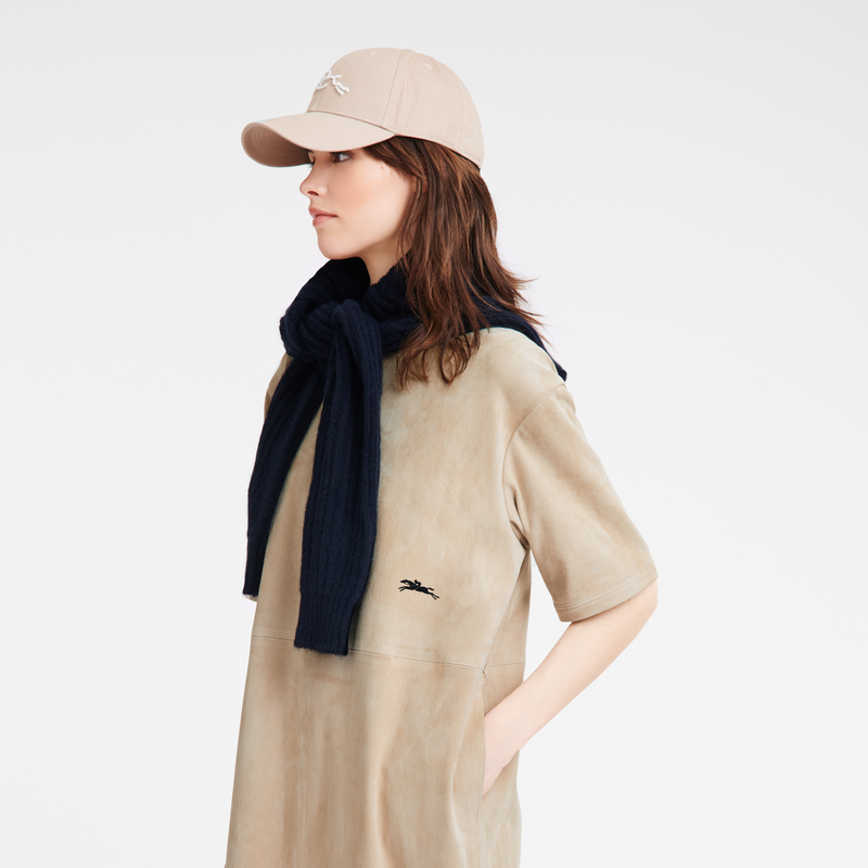 Leather long dress Linen - Leather