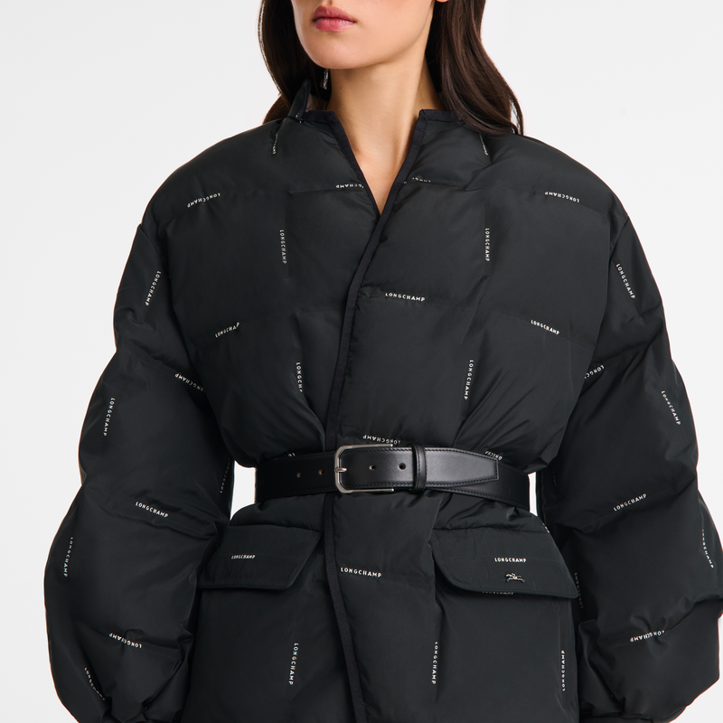 Jacket Black - Quilted techno-taffeta