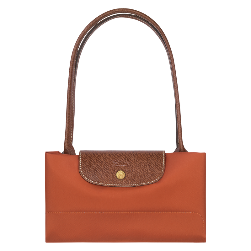 Le Pliage Original M Tote bag Brick - Recycled canvas