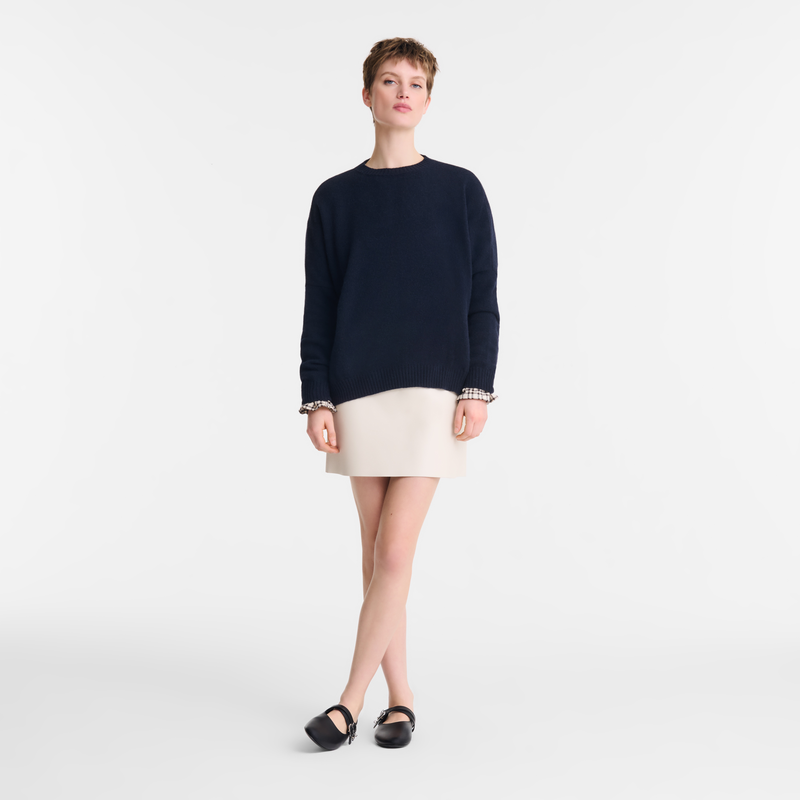 Sweater Navy - Knit