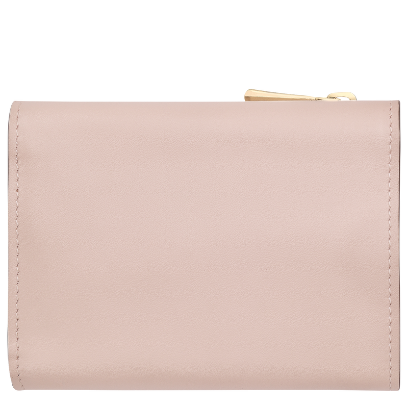 Épure Compact wallet Petal Pink - Leather