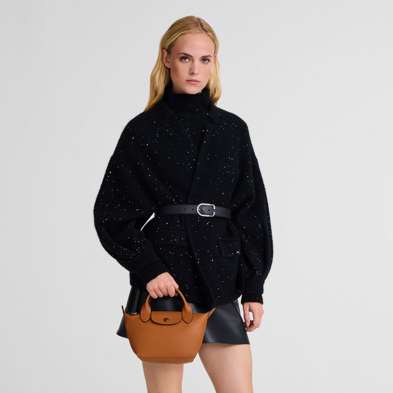 Le Pliage Xtra XS Handbag Cashew - Leather