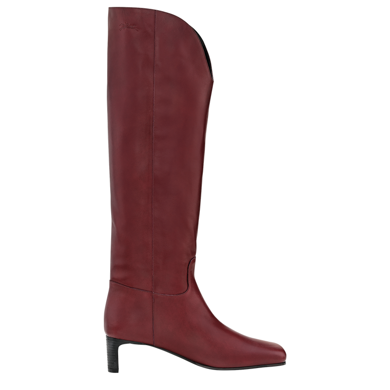 La Cavalière Heel boots Pomegranate - Leather